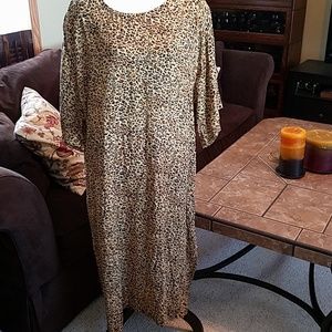 Animal Print and Beaded Dress